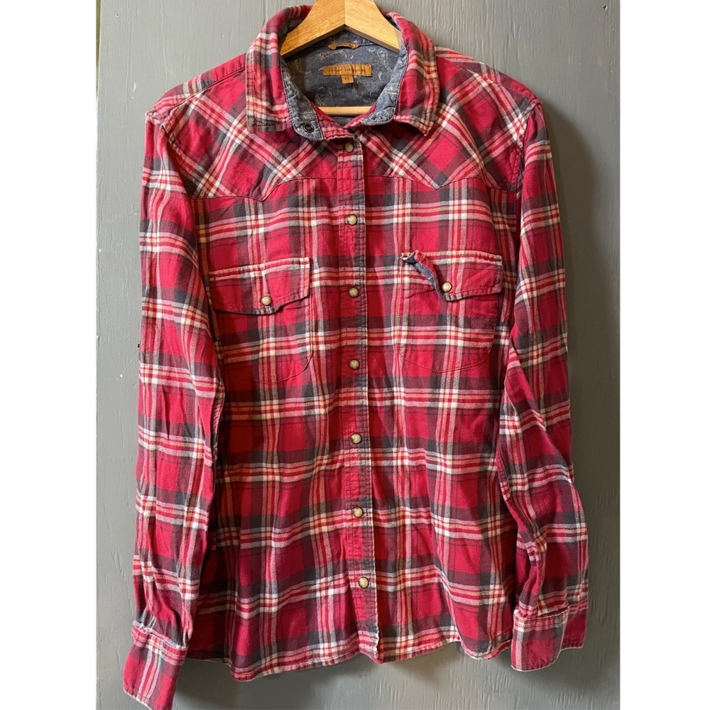 Jachs Girlfriend Plaid Button Down